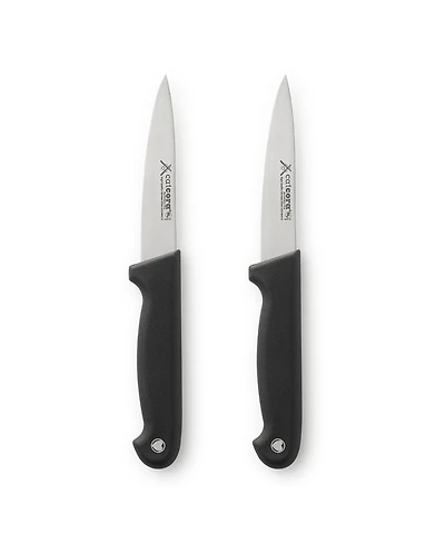 Cat Cora Cutlery-Pro 2-Piece Soft-Grip Handle Paring Knives Set