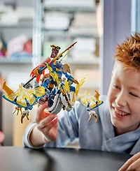 Lego Ninjago Rogue's Mech Dragon Rider 71843 Toy Building Set, 584 Pieces