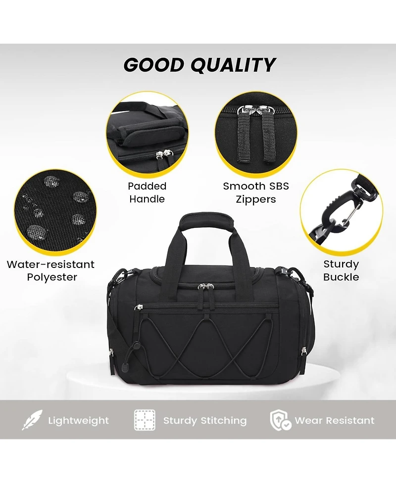 Urtala Gym Bag for Men - 18 Inches Small Duffle Bag with Shoe Compartment, Lightweight Travel Bag for Sports, Gym & Weekend Trips