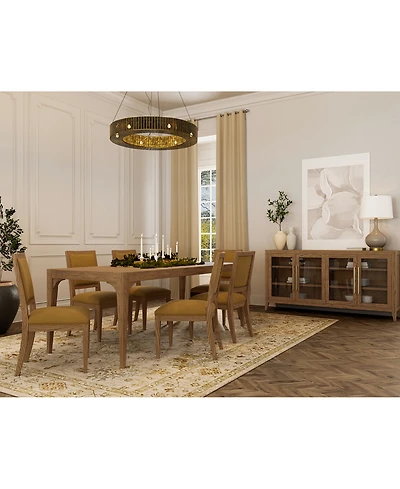 Everleigh 7-Pc. Set (Table & 6 Upholstered Back Side Chairs)