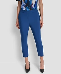 Dkny Petite Flat Front Elastic Back Pants