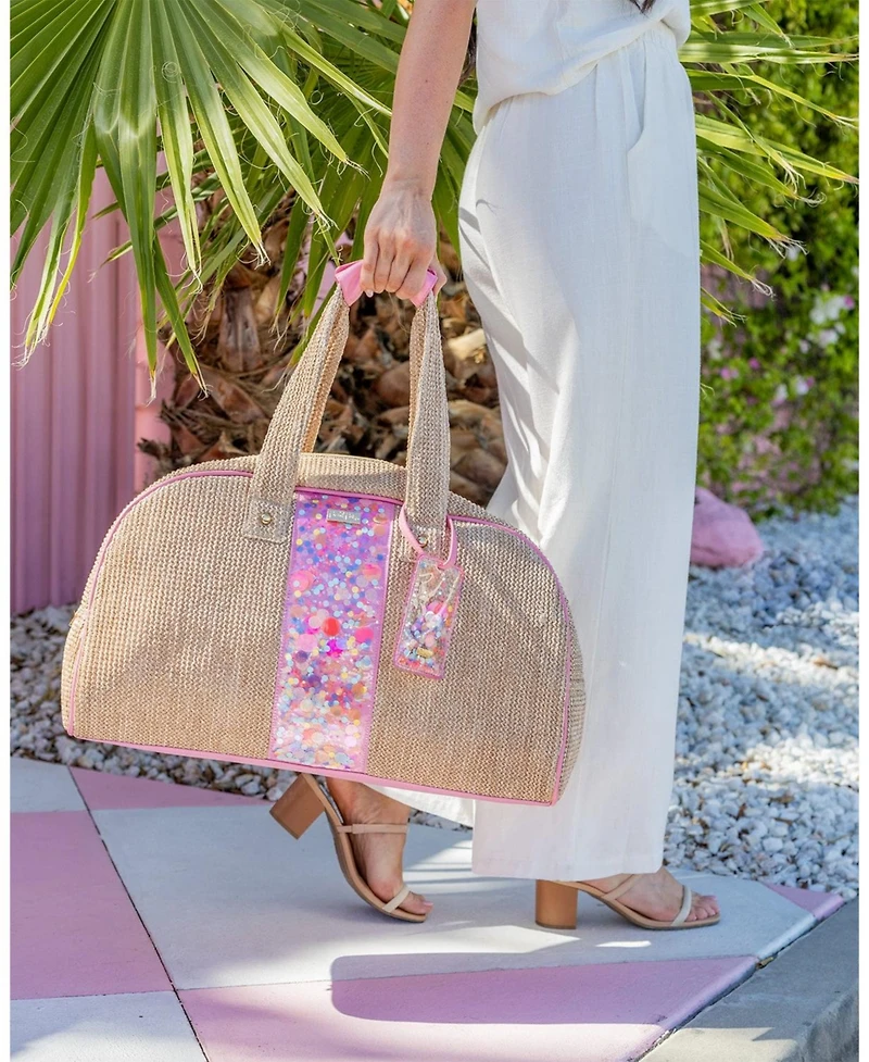 Packed Party Woven Weekender Tote Bag