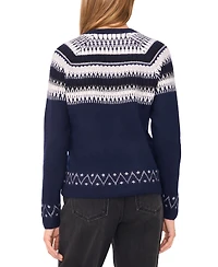 Sam & Jess Women's Cozy Fairisle Sweater