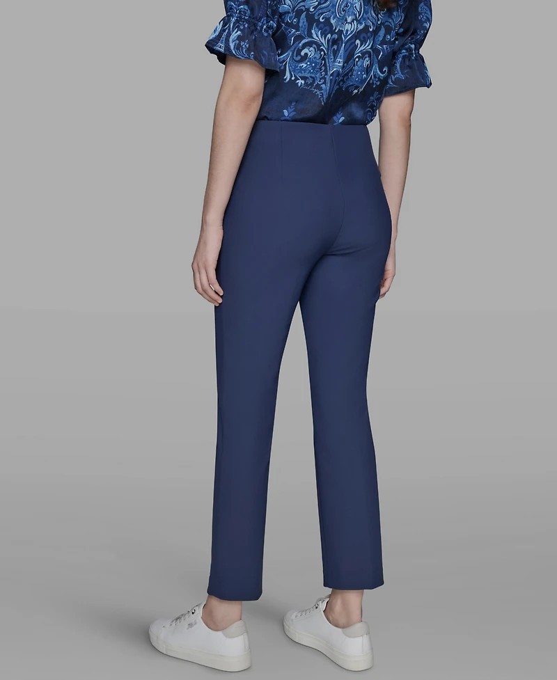 Karl Lagerfeld Paris Women's Slim-Leg Compression Pants