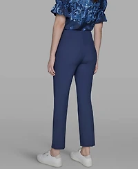 Karl Lagerfeld Paris Women's Slim-Leg Compression Pants