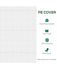 Outsunny 9.8' x 6.6' x 6.6' house Cover Replacement,