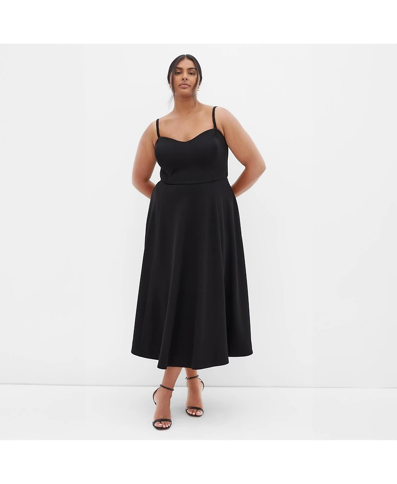 City Chic Women's Sweet Flare Dress