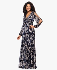 Betsy & Adam Petite Embellished A-line Dress
