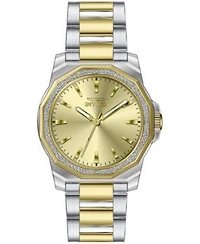Invicta Mens 49106 Speedway Quartz 3 Hand Gold Dial Watch