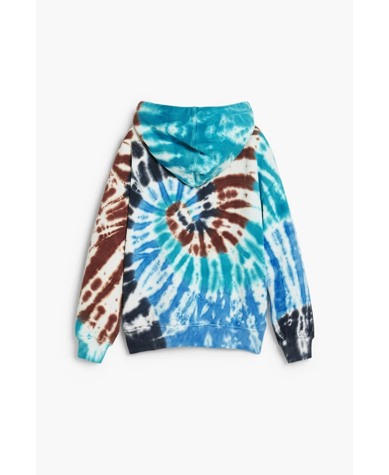 Desigual Boys's Tie-Dye Logo Sweatshirt