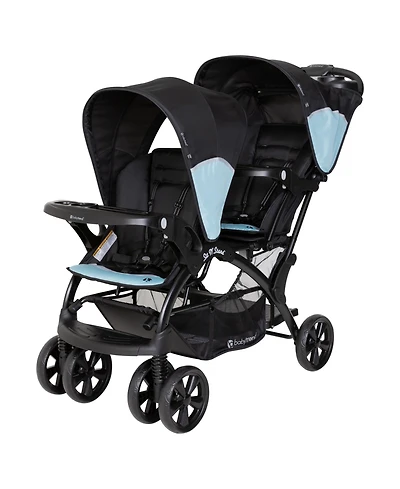 Baby Trend Sit N Stand Double Stroller Desert Blue 