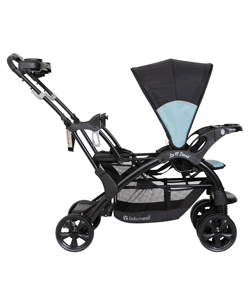 Baby Trend Sit N Stand Double Stroller Desert Blue 