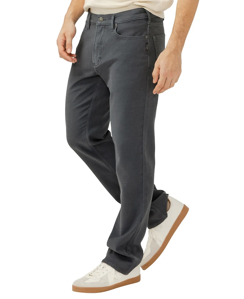 Silver Jeans Co. Men's Grayson Classic Fit Straight Leg Knit Flex