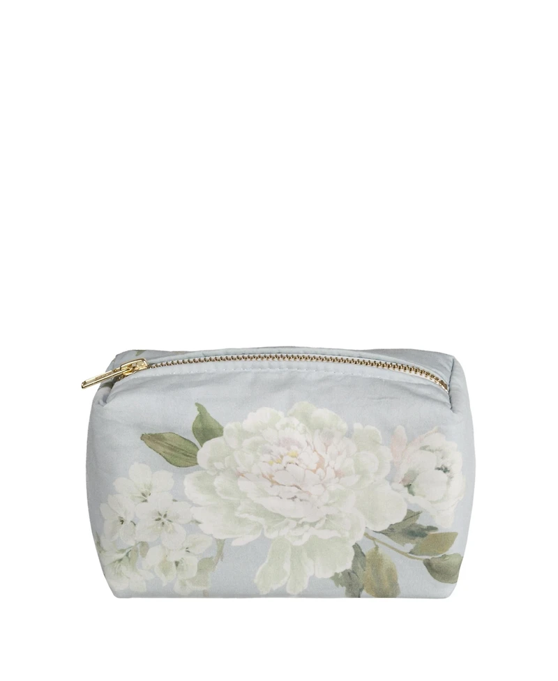 Fleurs Blanche Platinum Small Toiletry Bag
