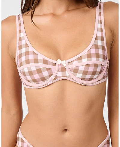 WeWoreWhat Women's Scoop Underwire Top