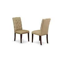 East West Furniture Dining Room Set Mahogany