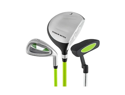 Akiudex Junior Golf Putter for Kids Ages 8-10 with Stainless Shaft, Mallet Head, and Headcover
