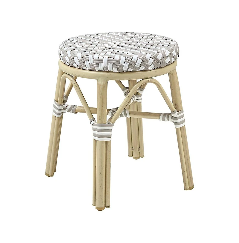 Enitial Star Pagler Aluminum 3pc Wicker Patio Coffee Table and Stool Set