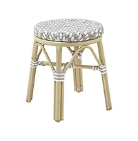 Enitial Star Pagler Aluminum 3pc Wicker Patio Coffee Table and Stool Set