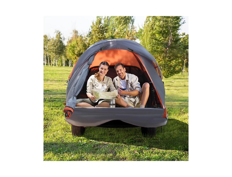 Akiudex Pickup Truck Tent for 5 to 6.7 ft Beds with Top Cover and Carry Bag