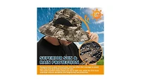 Multijoy Wide Brim Sun Hat, Upf 50+ Uv Protection Waterproof Packable Bucket Hat for Men & Women