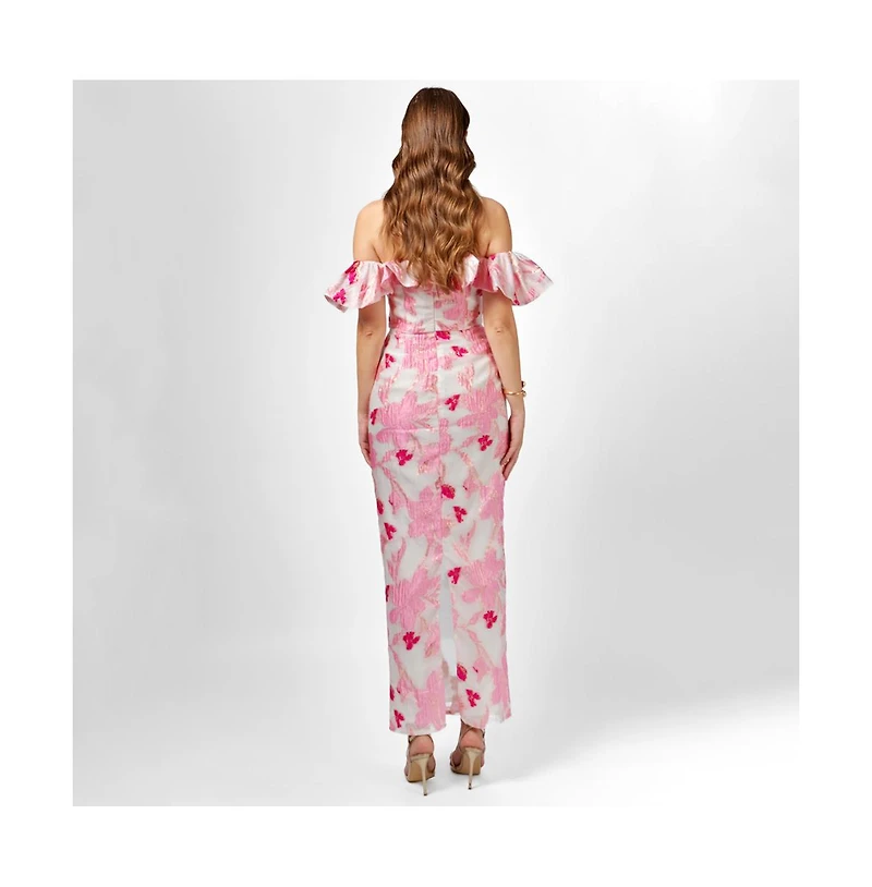Bariano Women's Jacquie Off Shoulder Midaxi