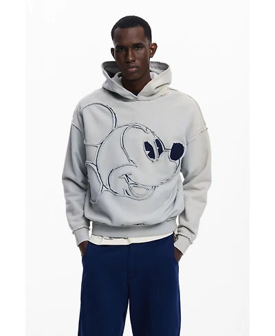 Desigual Men's Denim sweatshirt Mickey Mouse