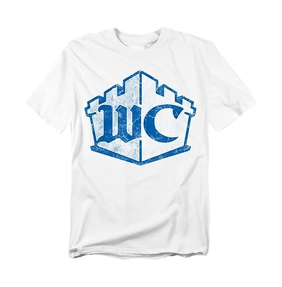 Logovision Men's White Castle Monogram T-Shirt