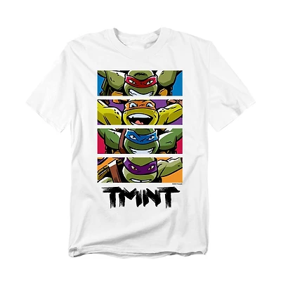 Men's Teenage Mutant Ninja Turtles Group Vertical Stack T-Shirt