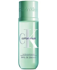 Calvin Klein Cotton Musk Unisex Hair & Body Perfume Mist, 7.9 oz.