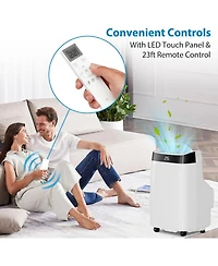 Gaomon 10,000 Btu Portable Air Conditioner - 3-in-1 Cooling, Fan & Dehumidifier, Includes Window Kit, Exhaust Hose, 24H Timer, Cools 450 Sq. Ft