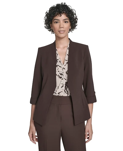 Calvin Klein Petite Open Front Jacket