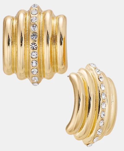 I.n.c. International Concepts Pave Multi-Row J-Hoop Earrings, Macy's Exclusive