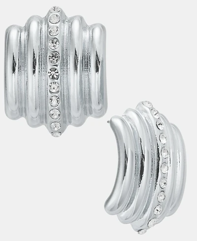 I.n.c. International Concepts Pave Multi-Row J-Hoop Earrings, Macy's Exclusive