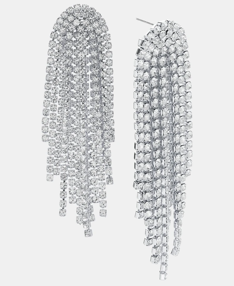I.n.c. International Concepts Crystal Shaky Chandelier Earrings, Macy's Exclusive