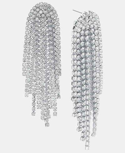 I.n.c. International Concepts Crystal Shaky Chandelier Earrings, Macy's Exclusive