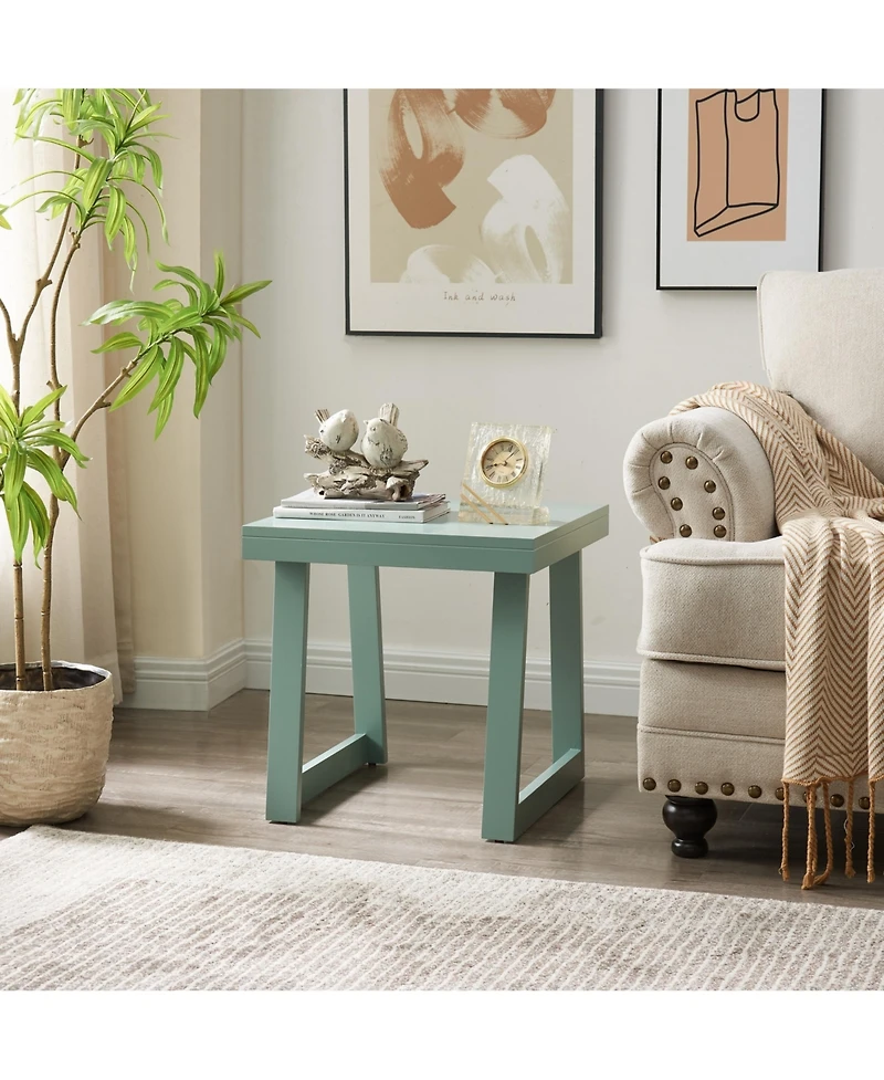 Kings Brand Furniture Charlie Side Table, End Table for Living Room, Nightstand Bedroom, Couch