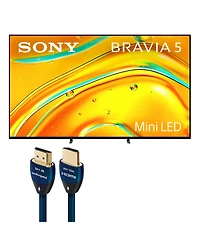 Sony Bravia 5 Inch Mini Led 4K Hdr Tv with AudioQuest Sky 3m Hdmi Cable