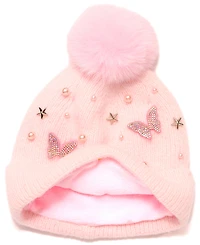 InMocean Big Girls 3-Piece Hat, Gloves, and Scarf Set