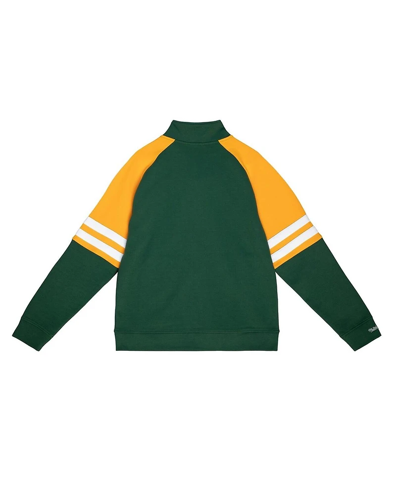 Mitchell & Ness Men's Green Seattle Supersonics Mvp 2.0 Full-Zip Track Jacket