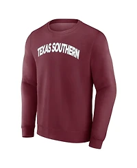 Fanatics Men's Maroon Texas Southern Tigers Short Name Pullover Sweatshirt