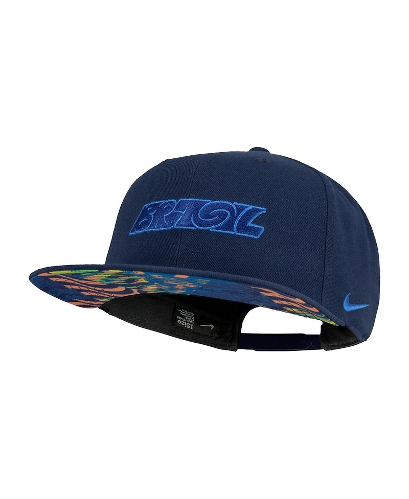 Nike Men's and Women's Navy Brazil National Team Pro Snapback Hat