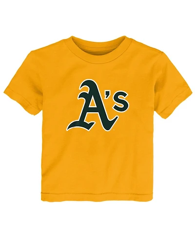 Outerstuff Toddler Gold Athletics Primary Logo T-Shirt