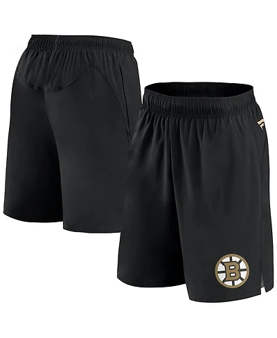 Fanatics Men's Black Boston Bruins Tech Performance Shorts