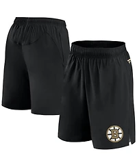 Fanatics Men's Black Boston Bruins Tech Performance Shorts