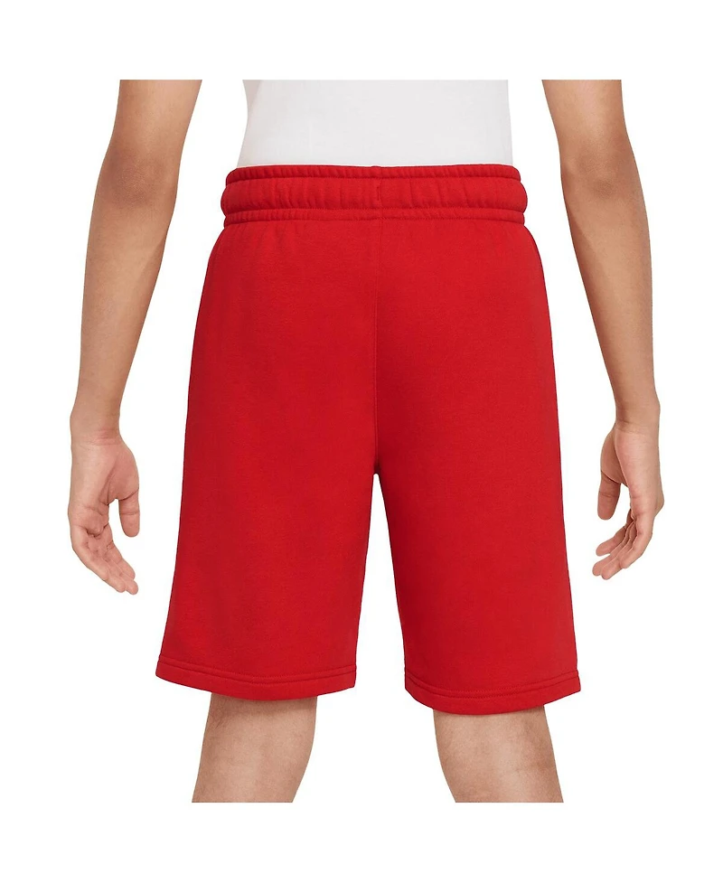 Nike Big Boys and Girls Red Paris Saint-Germain Club Shorts