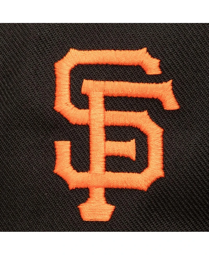 Mitchell & Ness Men's Black San Francisco Giants Double Up Snapback Hat