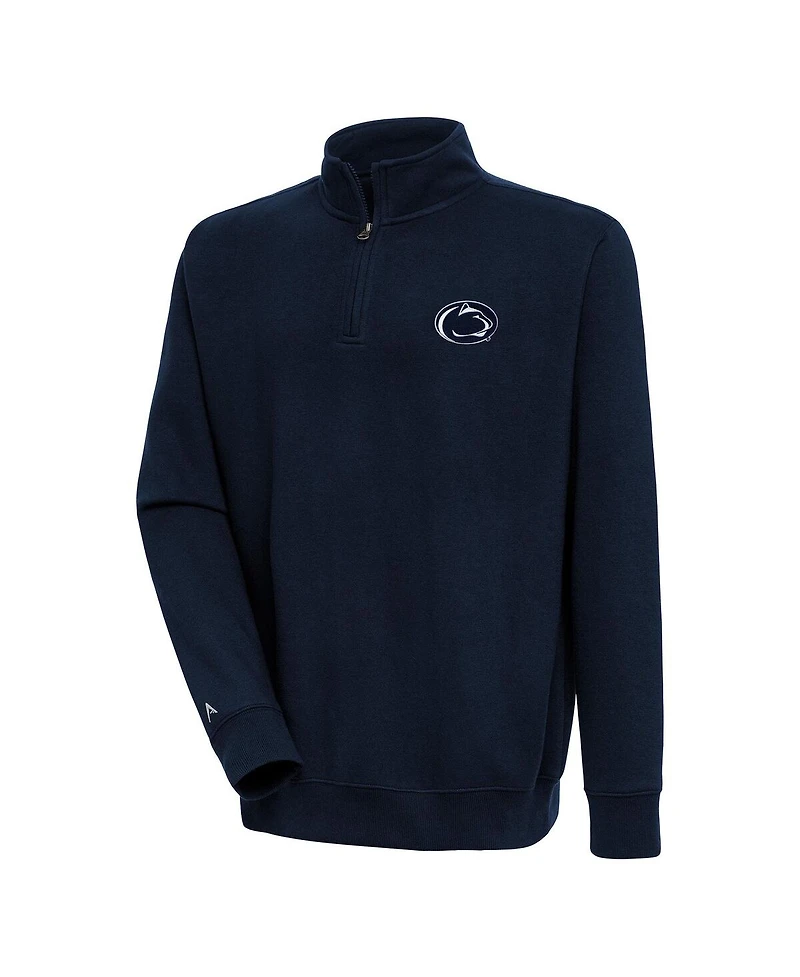 Antigua Men's Navy Penn State Nittany Lions Victory Quarter-Zip Pullover Sweatshirt