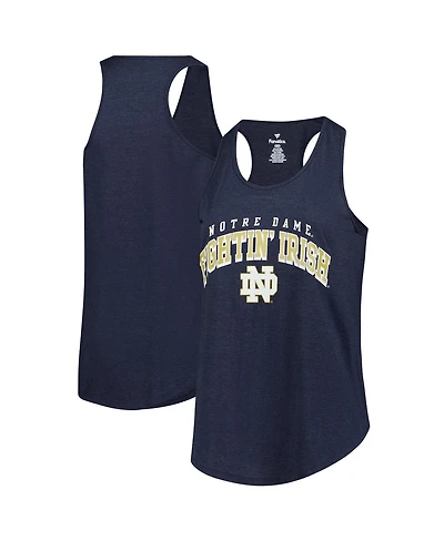 Fanatics Women's Navy Notre Dame Fighting Irish Plus Arch Tank Top