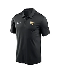 Nike Men's Black Wake Forest Demon Deacons Victory Solid Performance Polo Shirt